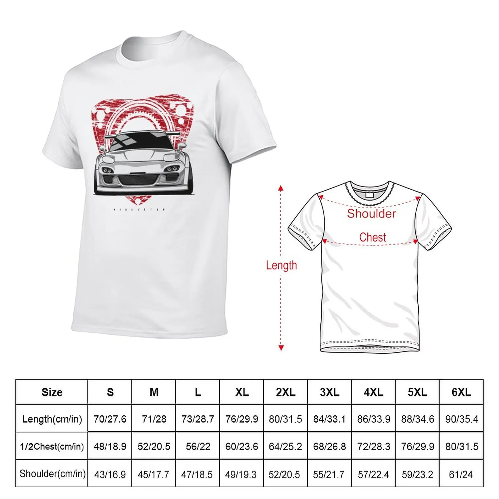 Rotary FD3S T-Shirt plus size tops quick-drying heavyweights Men's t-shirts