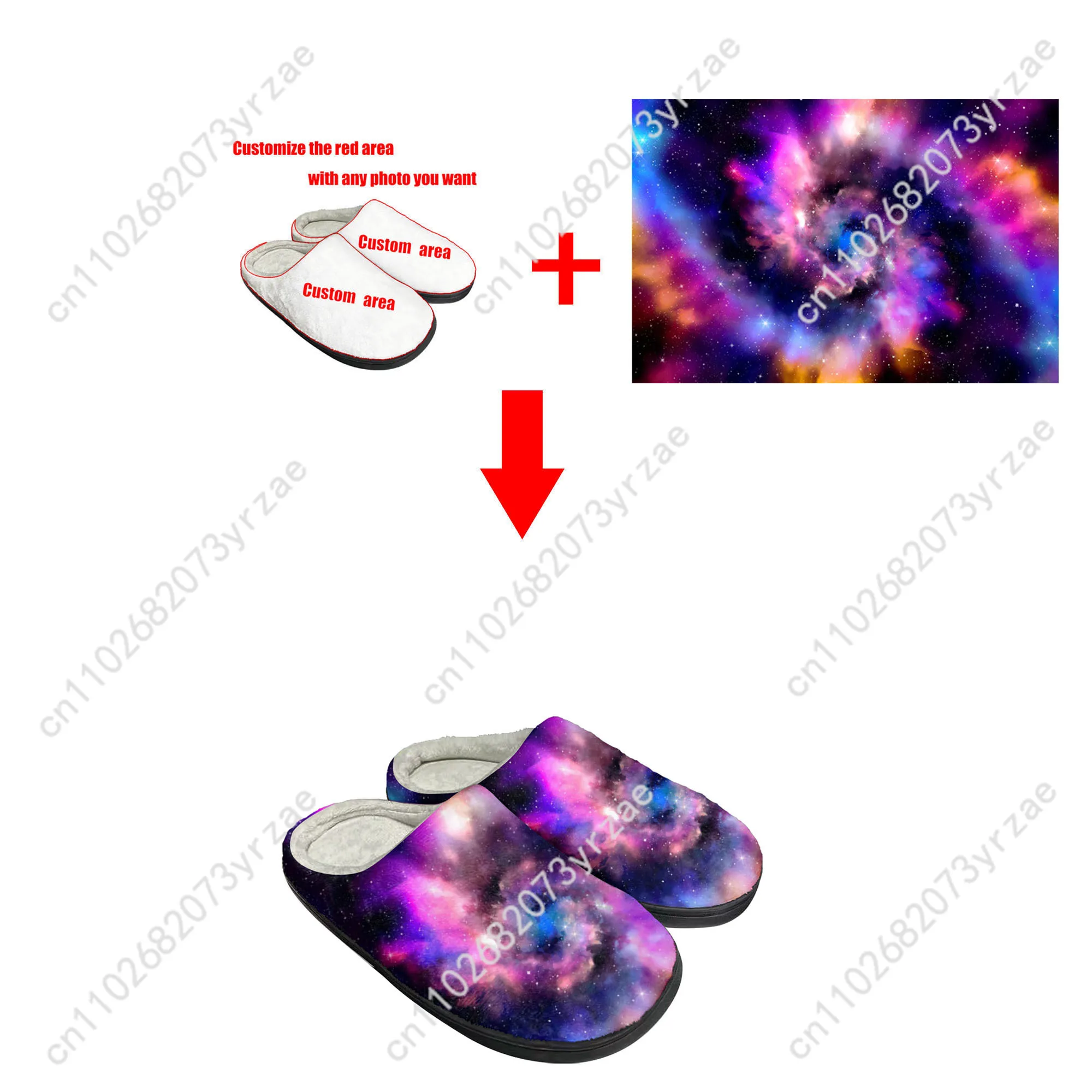 Slayer sapatos de algodão família chinelos das mulheres dos homens adolescentes alta qualidade pelúcia quarto casual sapato quente padrões personalizados chinelo