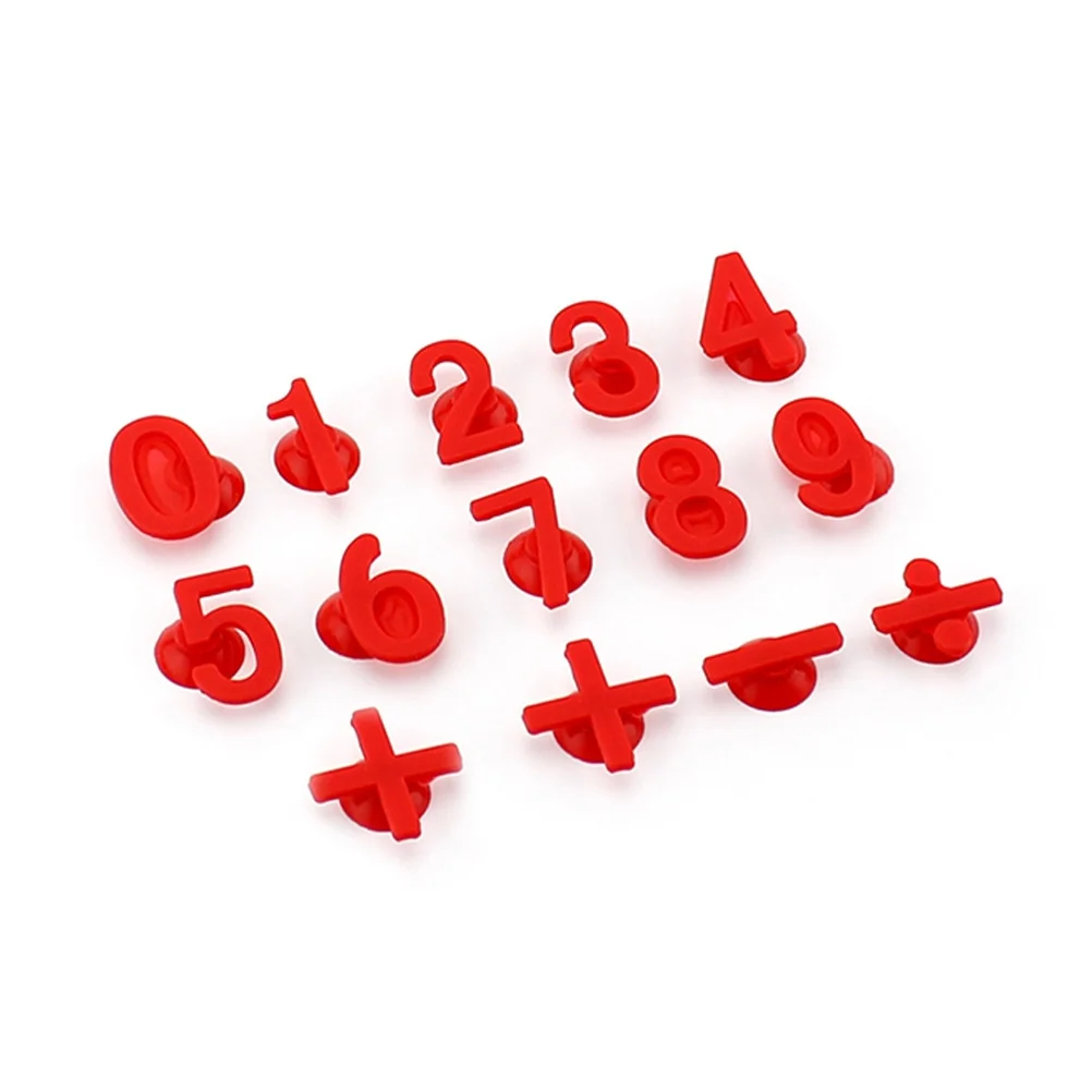 

14 pcs Silicone Number Wine Glass Markers Red Drink Charms For Party Wedding Bar Ktv Glass Identifier Cup Labeling Tool Kitchen