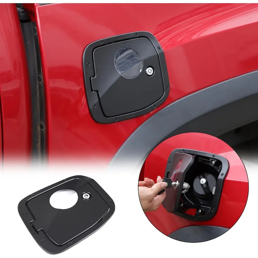 

Fuel Tank Cap Replacement Anti-theft Lock Cap Compatible with Toyota Tacoma 2016-2022 Car Fuel Tank Gas Filling Cap Decoration