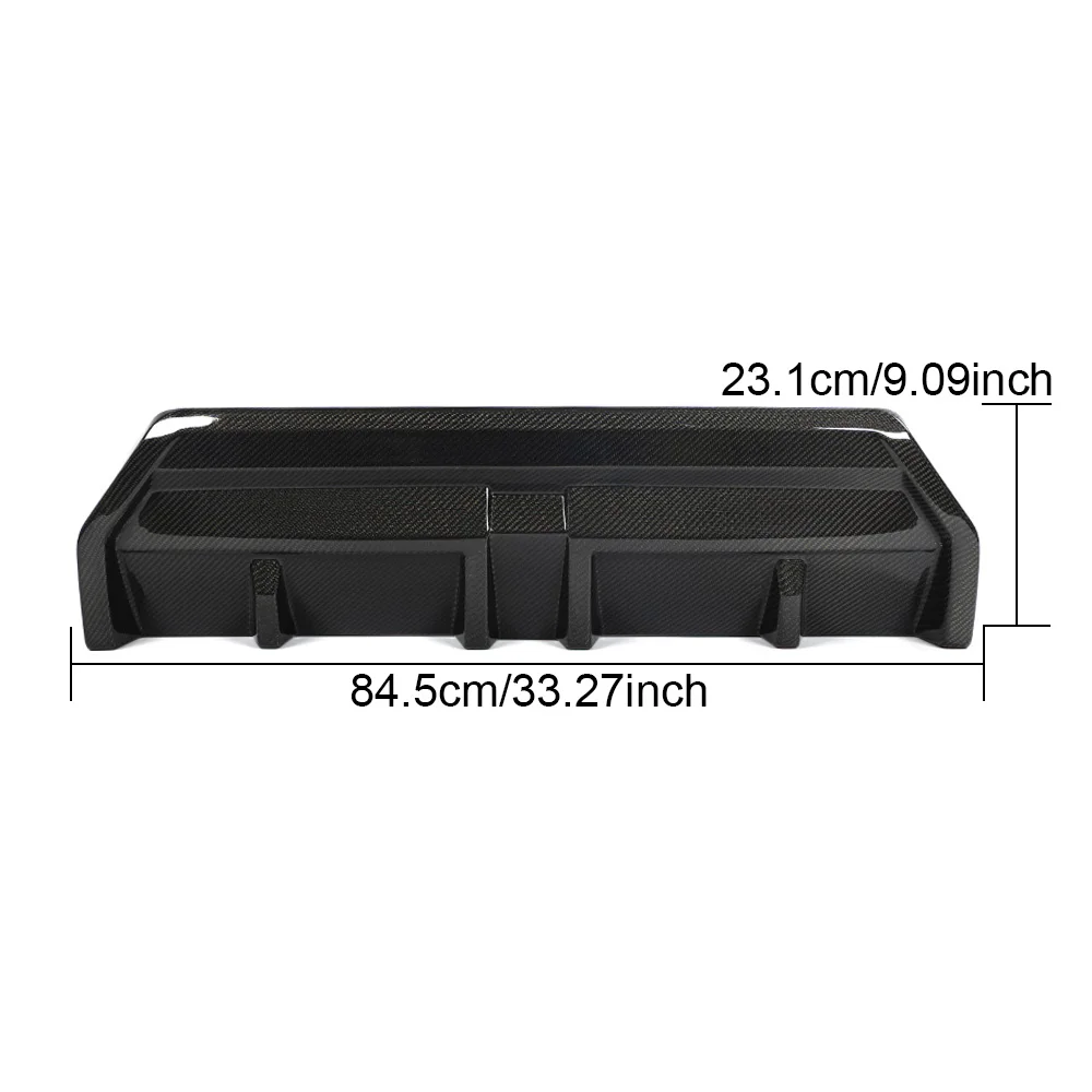 2Series Dry Carbon Car Rear Bumper Diffuser Protection For BMW G42 M235i M240i 220i Coupe M Sport 2022-2023