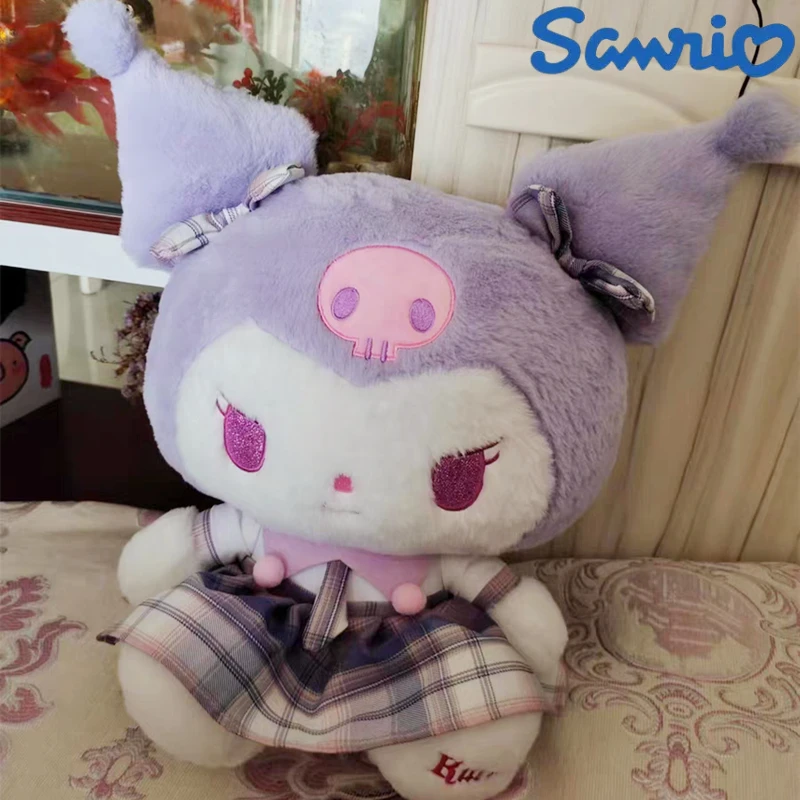 

50 см/60 см Sanrio My Melody Kuromi плюшевые игрушки мягкие куклы плюшевые подушки кавайные игрушки декор комнаты для девочки подарок на день Святого Валентина