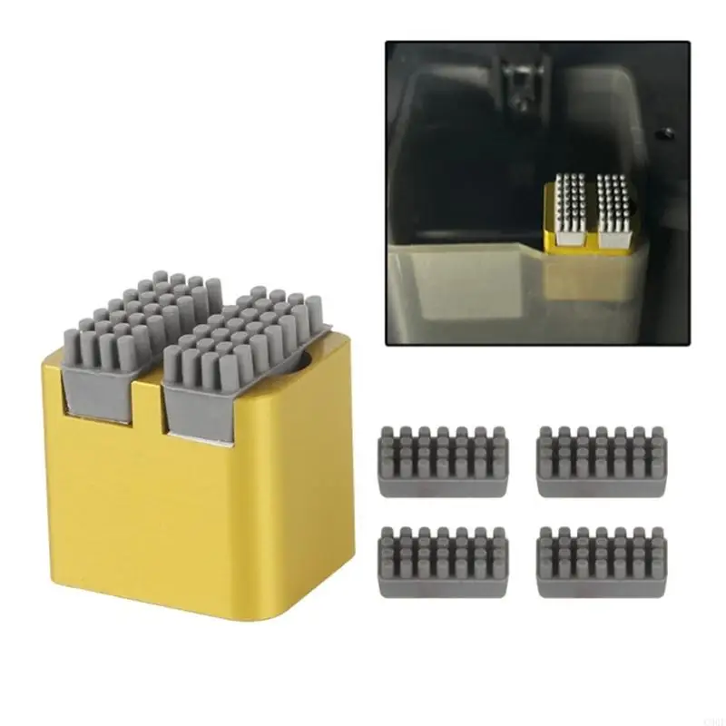 C90F Double Brush Volmet Playder مع مقاومة الحرارة لإزالة فعالة