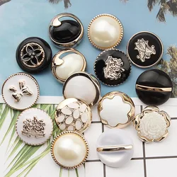 10PCS Plastic buttons coat buttons children's tweed jacket tops pearl buttons hundred match round large clothes buttons