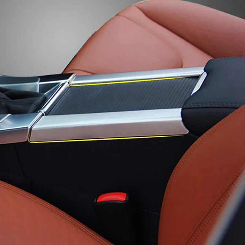 Professional Chrome Cup Holder Armrest Box Center Console Cover Trim Frame Panel For Volvo XC60 S60 2010 2011 2012 2013 2014