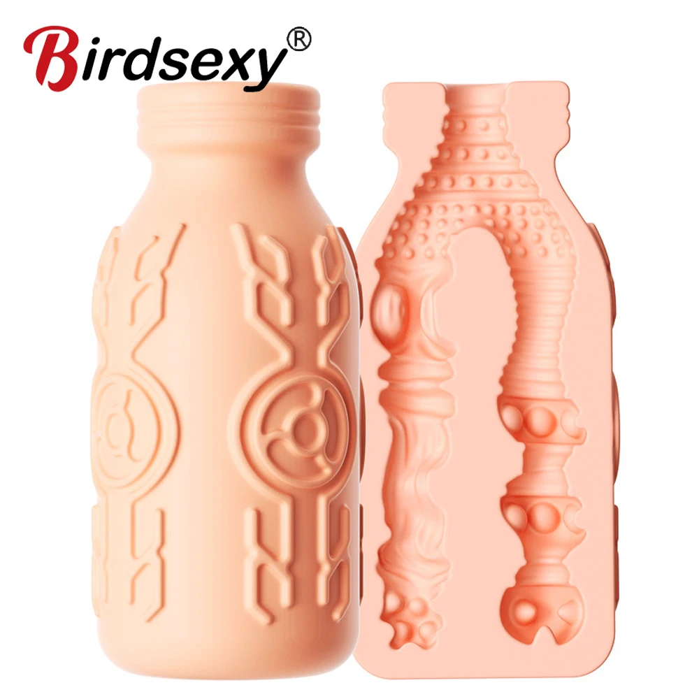 Male Portable Masturbator Cup Sex Toy for Men Penis Trainer Pocket Pussy Real Vagina Anal Airflow Suction Control Adult Products