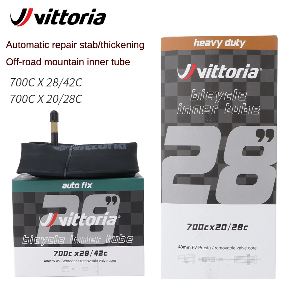 Victoria Vittoria Butyl Rubber Road Bike Off-Road Vehicle French Valve Us Mouth Inner Tube 700C 48L