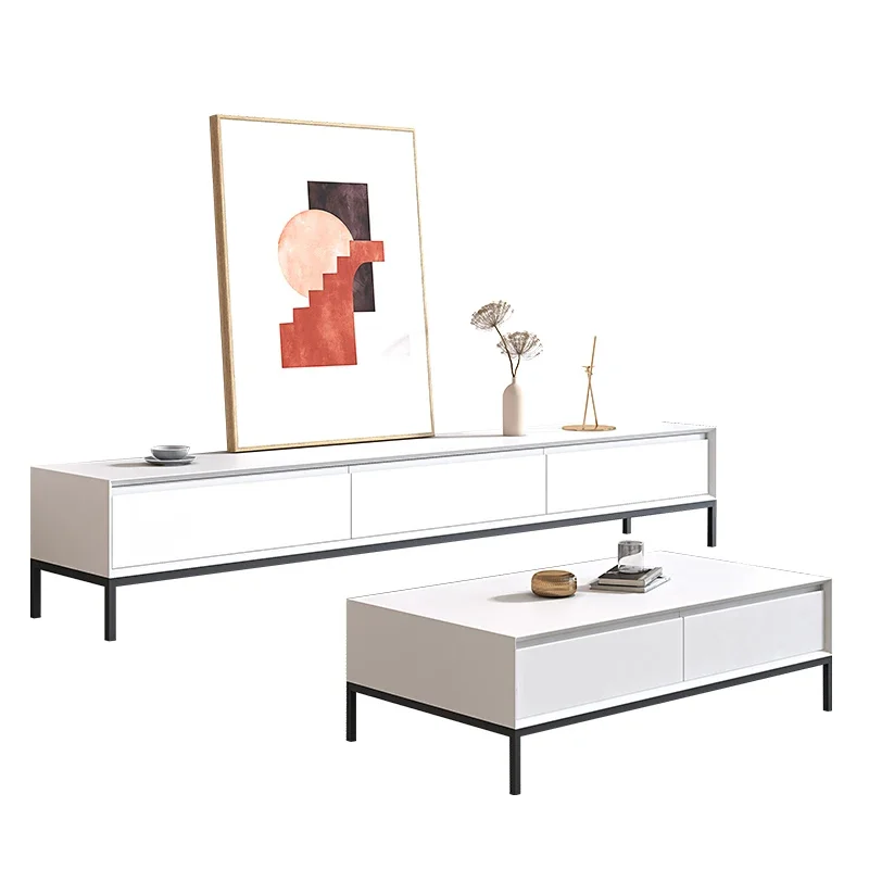 

Современный минималистичный шкаф для телевизора, журнальный столик, комбинированный светильник, роскошный напольный шкаф, боковой шкаф, видео