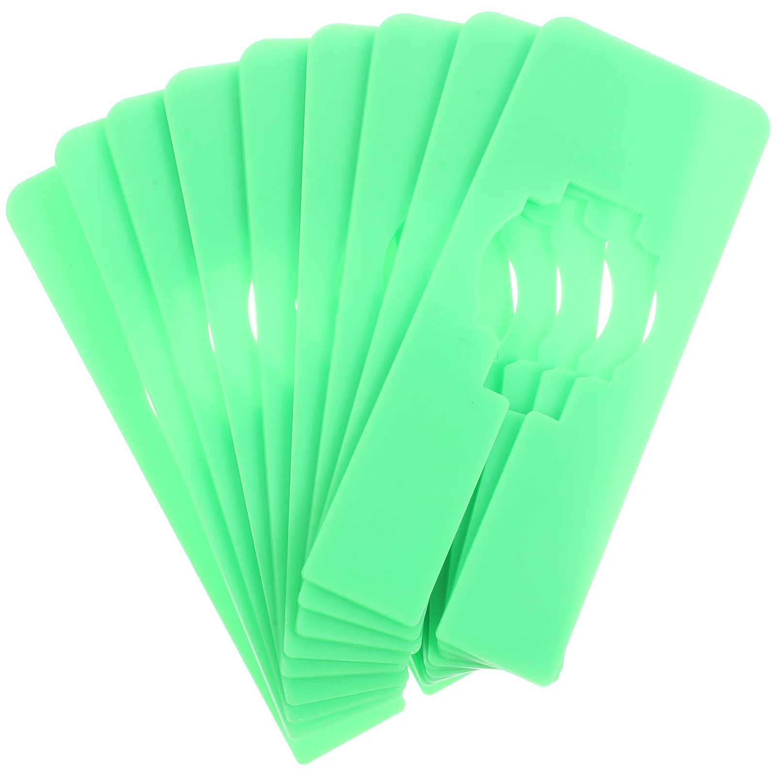

10pcs Organization Clothing Size Plastic Hangers Shelf Separators For Wardrobe Hanging Clothes Divider Tool Garment Rack