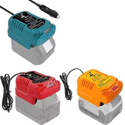 18V Li-ion Battery Charger Car Charger Replacement Lithium Battery Charger For Makita Milwaukee Dewalt Portable Fast Charging