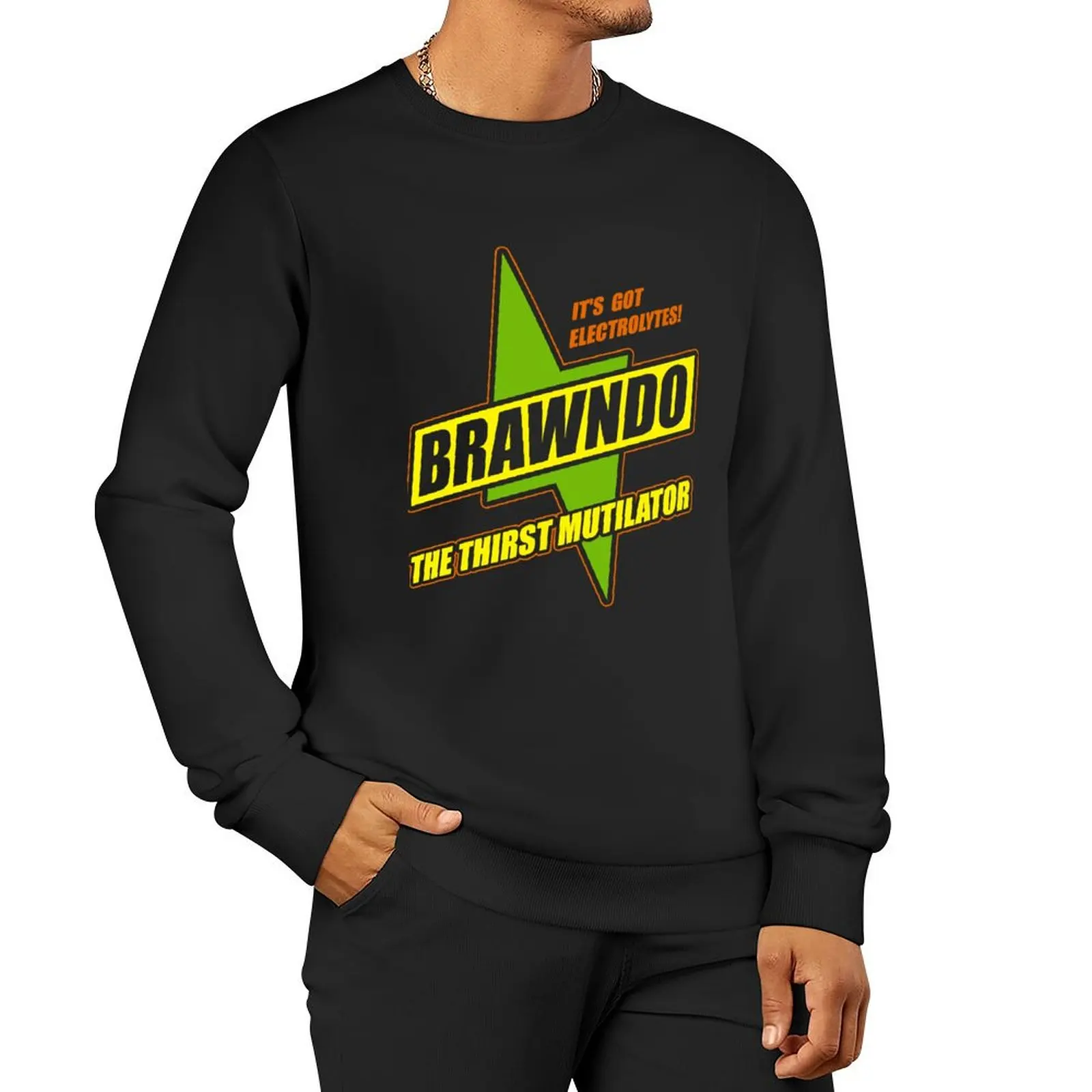 

Brawndo logo Pullover Hoodie autumn new products men's clothing sweatshirt