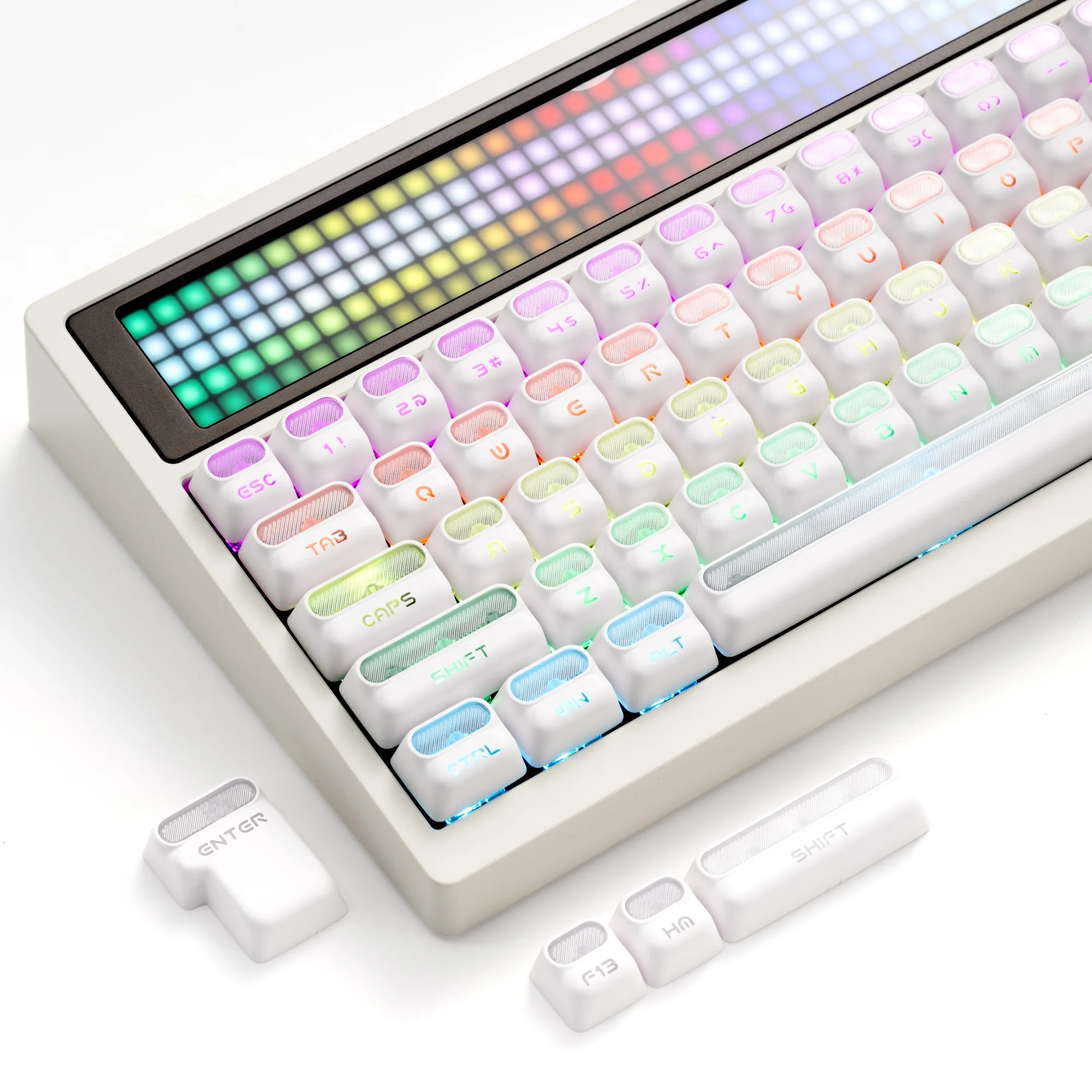 xvx宇宙飛行士キーキャップ、xdaプロファイル、117キー、pbt-pc素材、キュートなデザイン