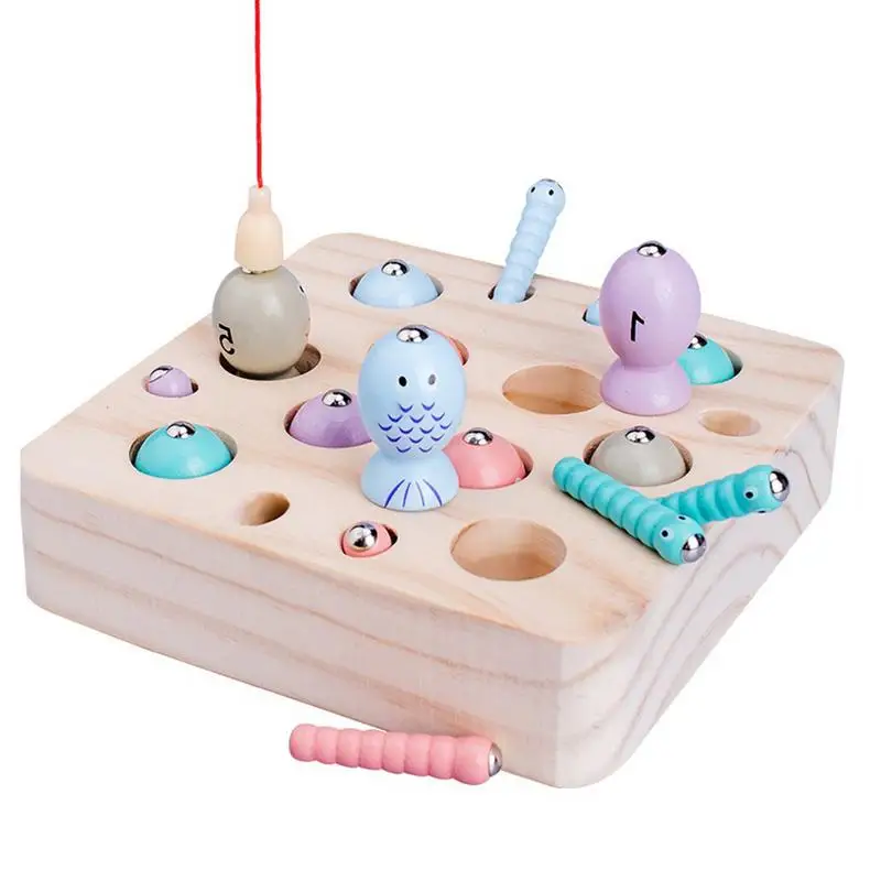 

Montessori Toy For Toddler Safe Wood Letter Puzzle Challenging & Fun Magnetic Letters & Words For Birthday Christmas New Year