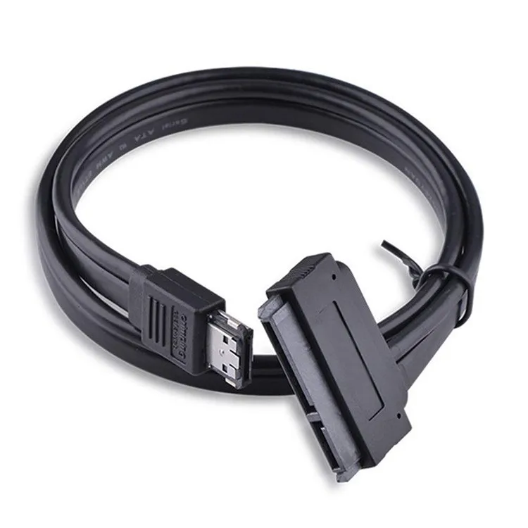SATA 22P Hard Drive to Power ESATA Data Cable, 2.5 Inch Hard Disk Adapter Cable, HDD Converter Cord