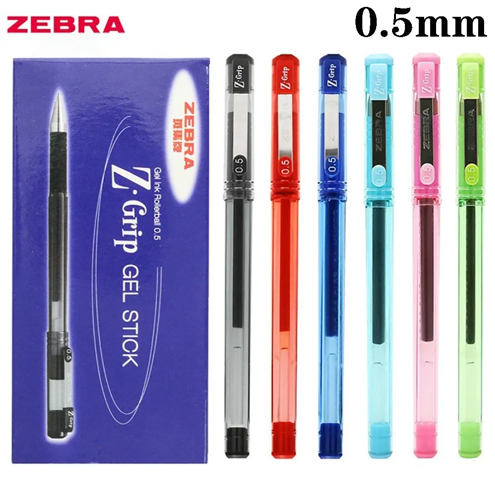 

10pcs Japan ZEBRA Gel Pen C-JJ1 Office Accessories Large Capacity Writing Smooth Student School Stationery 0.5mm Water Pen