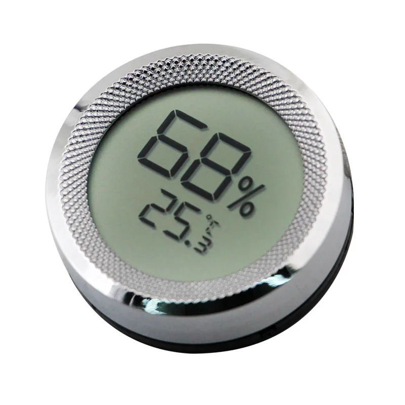 Piano Case Humidity Measurement, Portable Electronic Instrument 43mm Metal, Digital Display Thermometer