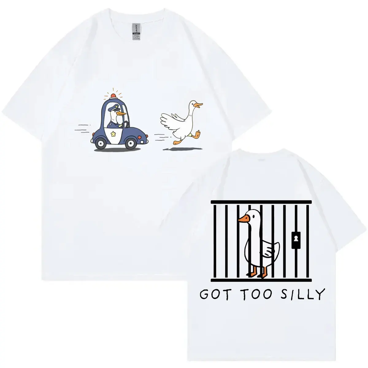 

Got Too Silly Goose Toddler Funny Meme T Shirt Casual Cute Short Sleeve T-shirt High Quality Fashion Oversized T-shirts Unisex