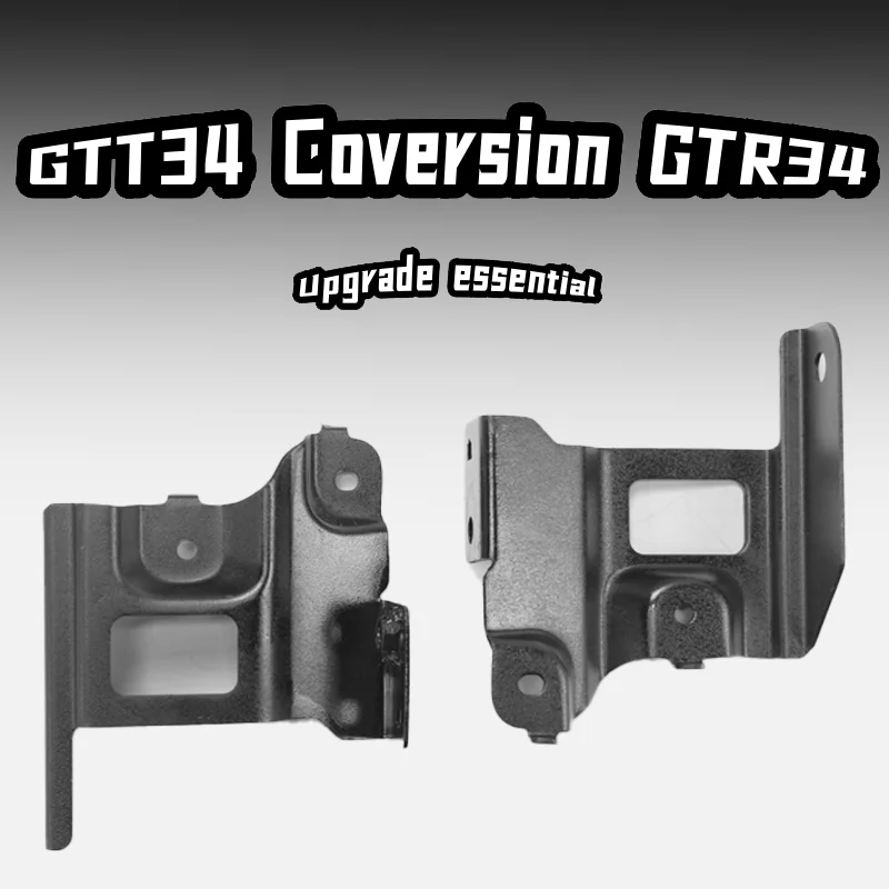 

New Front Bumper Exterior Parts for NISSAN SKYLINE R34 1999-2001 GTR BNR34 Headlight Bracket Left & Right Set Steel Material