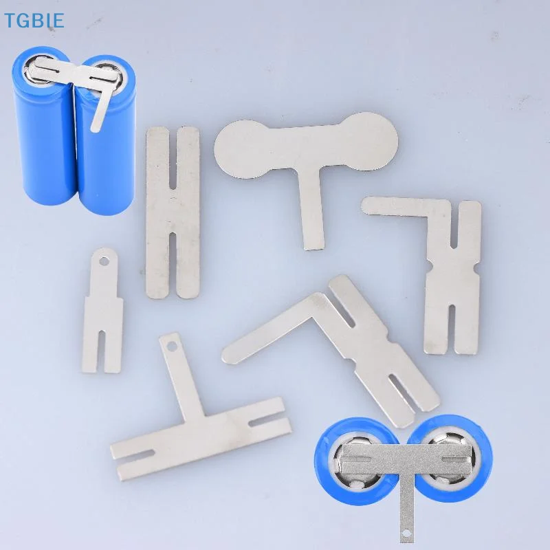 

[T]100Pcs Polygonal Battery Nickel Sheet 18650 Lithium Battery Nickel Sheet For Spot Welding Machine Batteries Connection Sheets