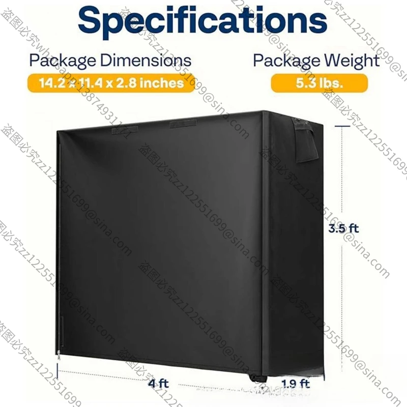 Suitable for Waterproof Firewood Rack Cover, Heavy Duty 600D Oxford Cloth Outdoor Firewood Storage Cover with Zipper and Hook