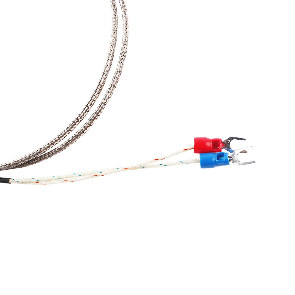 Thermocouple M6 M8 threaded thermal resistance temperature sensor temperature line probe K type 1M