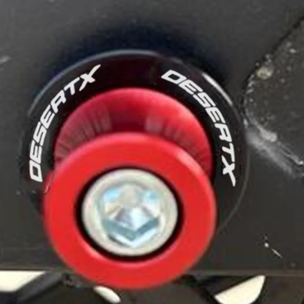 

6MM New Logo FIT FOR DUCATI DesertX 2022-2023 Motorcycle Accessories CNC Aluminum Swingarm Spools Slider Stand Screws 2023 2022