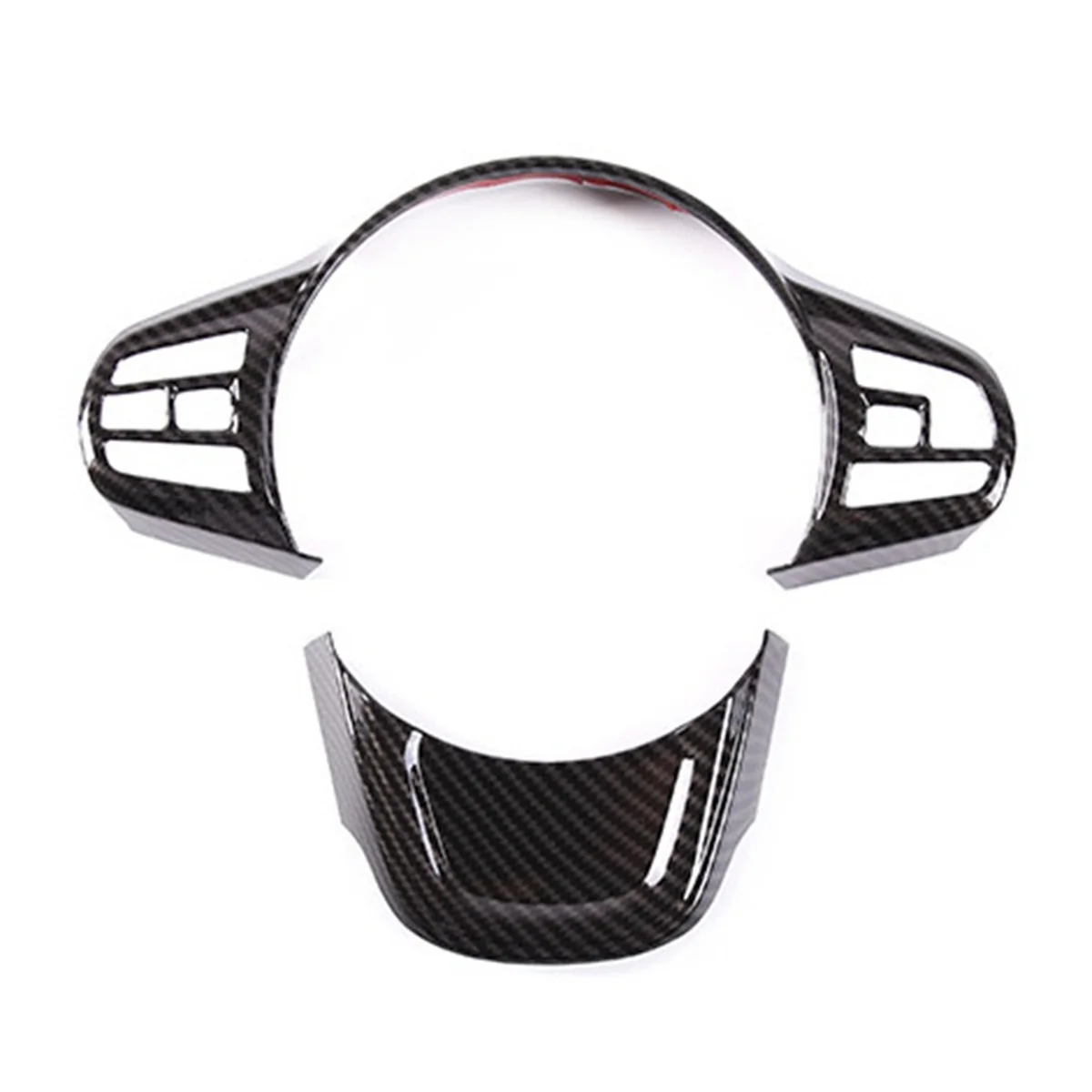 

Car Steering Wheel Trim Cover Frame Stickers for Toyota GR Supra MK5 A90 A91 2019-2022(Carbon Fiber Pattern)