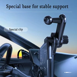Untoom Mobile Phone Holder Base for Car Display Screen Universal 17mm Ball Head GPS Bracket Sticker Base for Tesla Model 3/Y/S/X