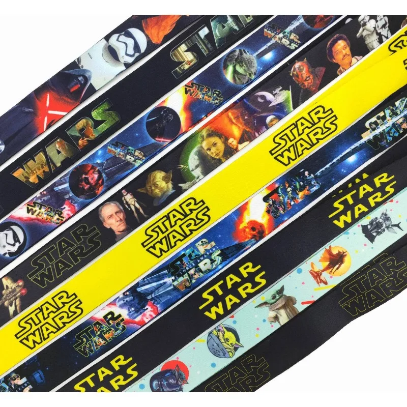 

Ремешок «Звездные войны» из фильма с длинным нагрудным держателем для карт, ремешок для мобильного телефона, веревка для камеры, аксессуар для геймеров, декоративный день рождения