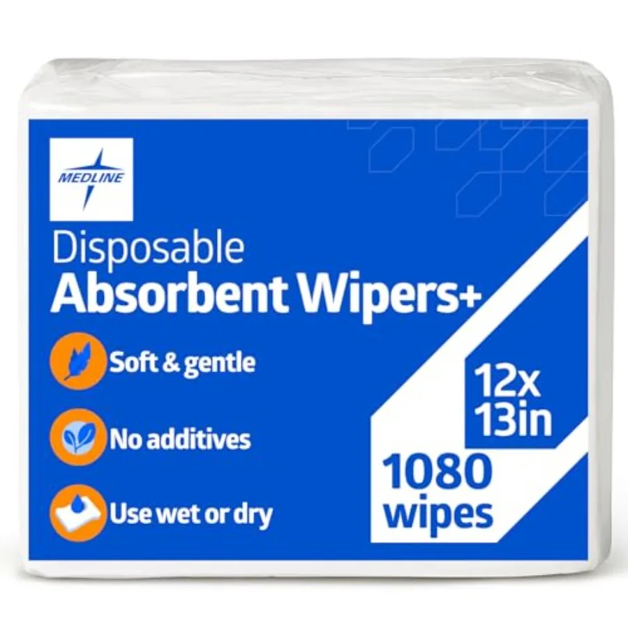 

Впитывающие салфетки + одноразовые прочные сухие салфетки 30,5 x 33 см, 90 штук, 12 упаковок