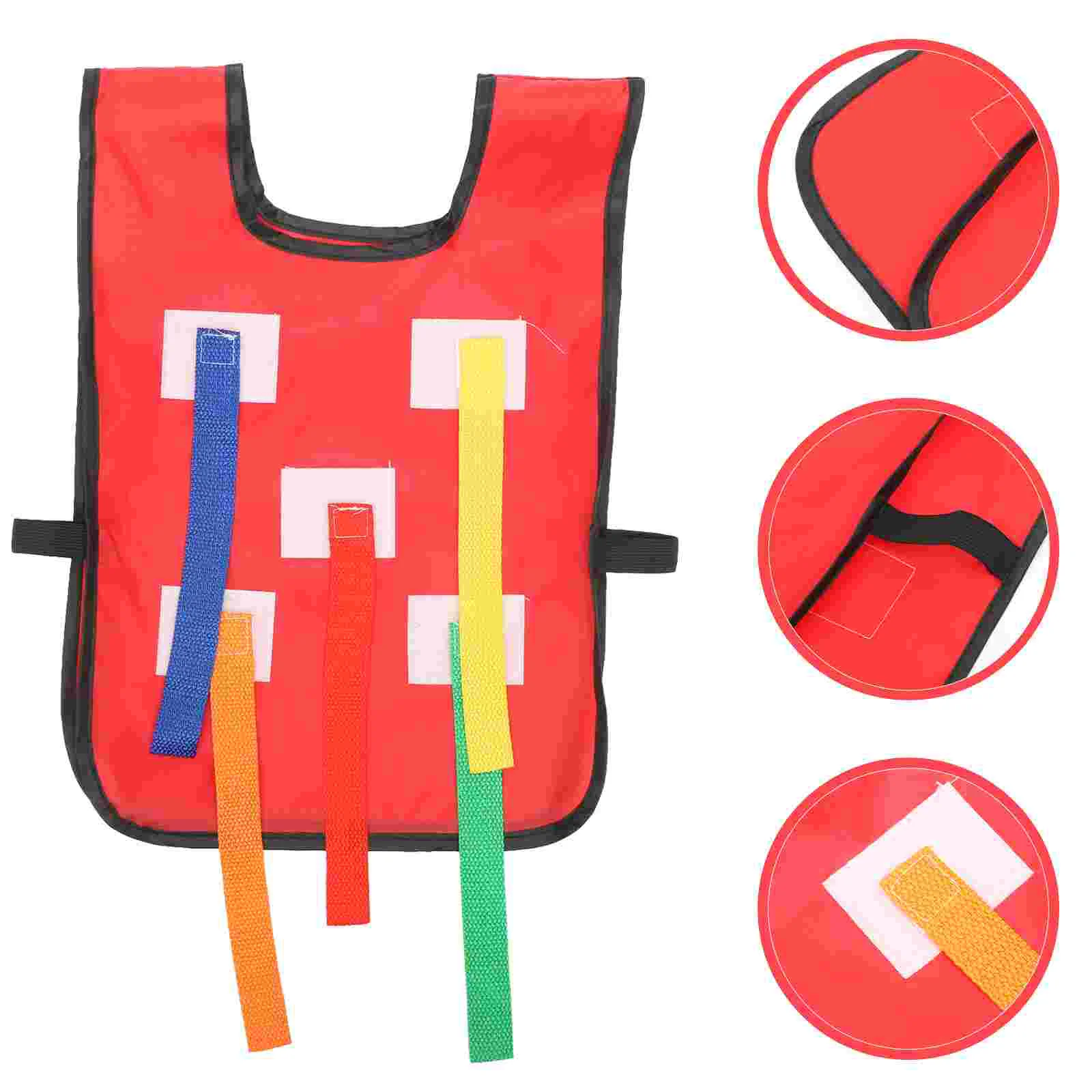 Tail Pulling Vest Kids Toys Outdoor Infant Development Toddler Educational Fabric Chasing Game Belt Interactive