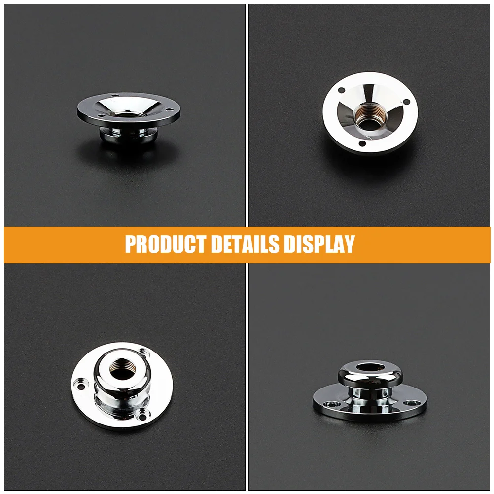 

Guitar Endpin Jack Metal Plug Socket Chrome Color Exquisite Craftsmanship Strong Strength Long Service Life Guitar Jack