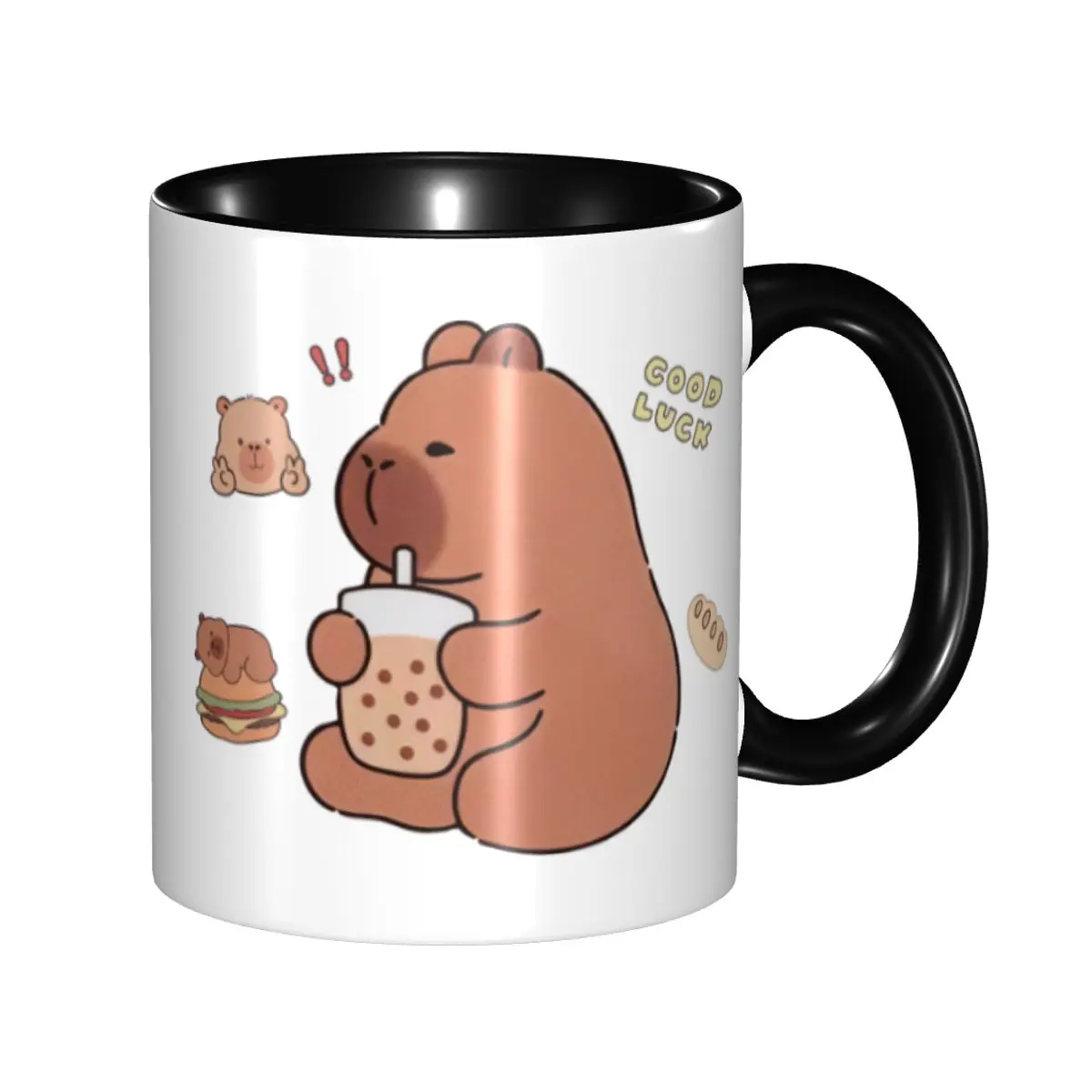 

Cartoon Animal Pets Capybara Coffee Mug DIY Personalized Ceramic Mug Creative Present