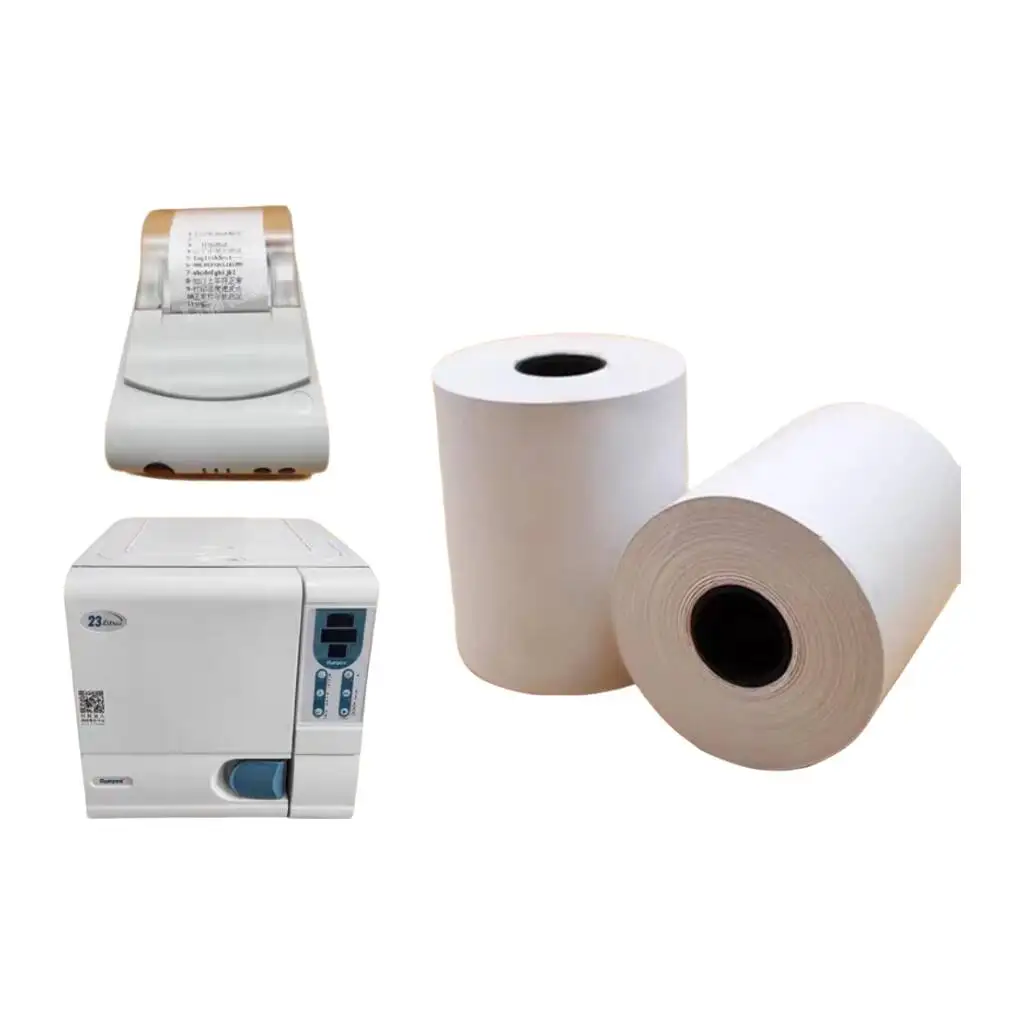 10pcs Thickened Dental Autoclave Thermal Printer Paper 57mm*30mm /57mm*20mm for Runyes Sanqiang Wanrui Tongshuo Sterilizer Spare