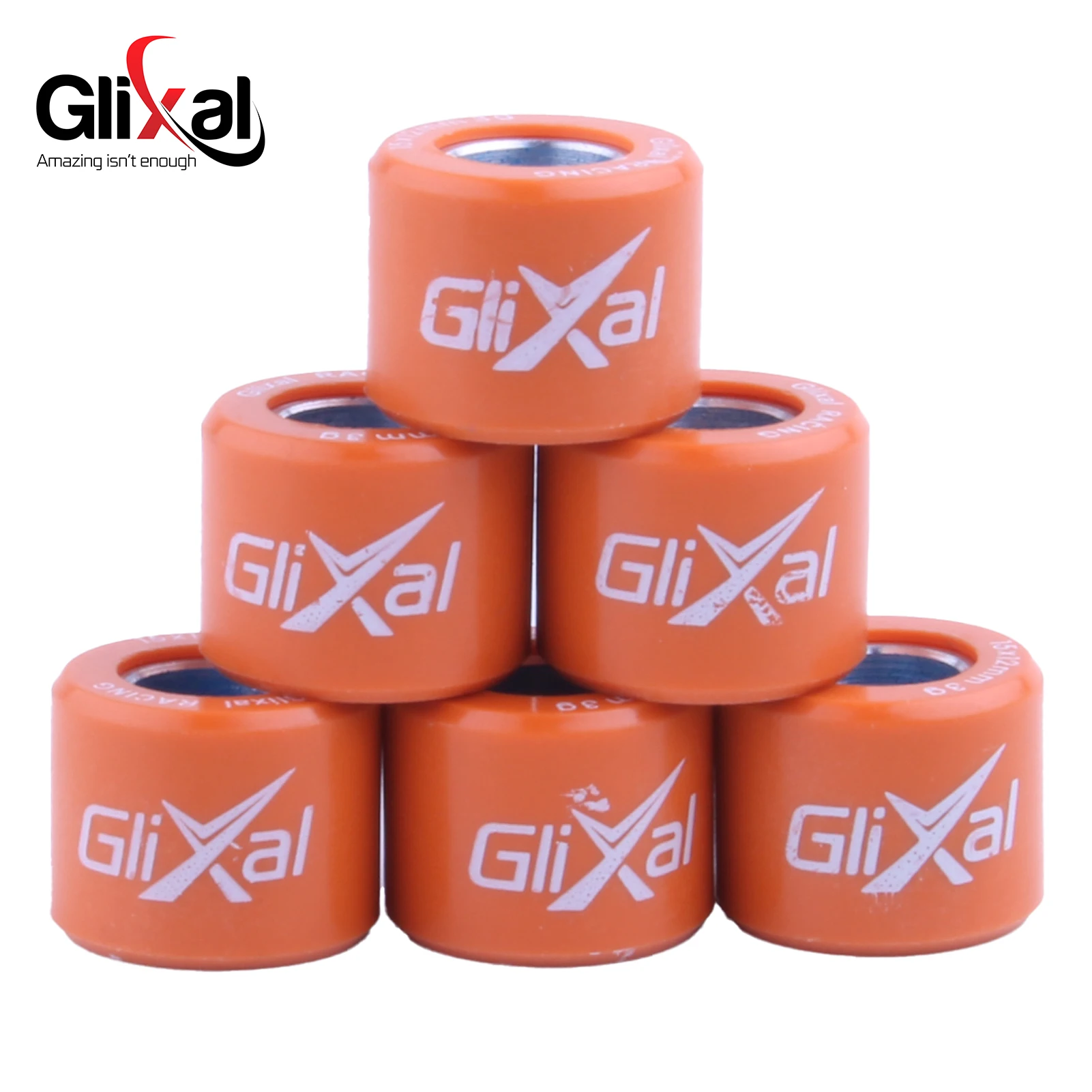 Glixal 17x12mm High Performance Racing Variator Roller Weights Set for Suzuki AD50 AD100 Aprilia Atala Derbi Italjet Scooter
