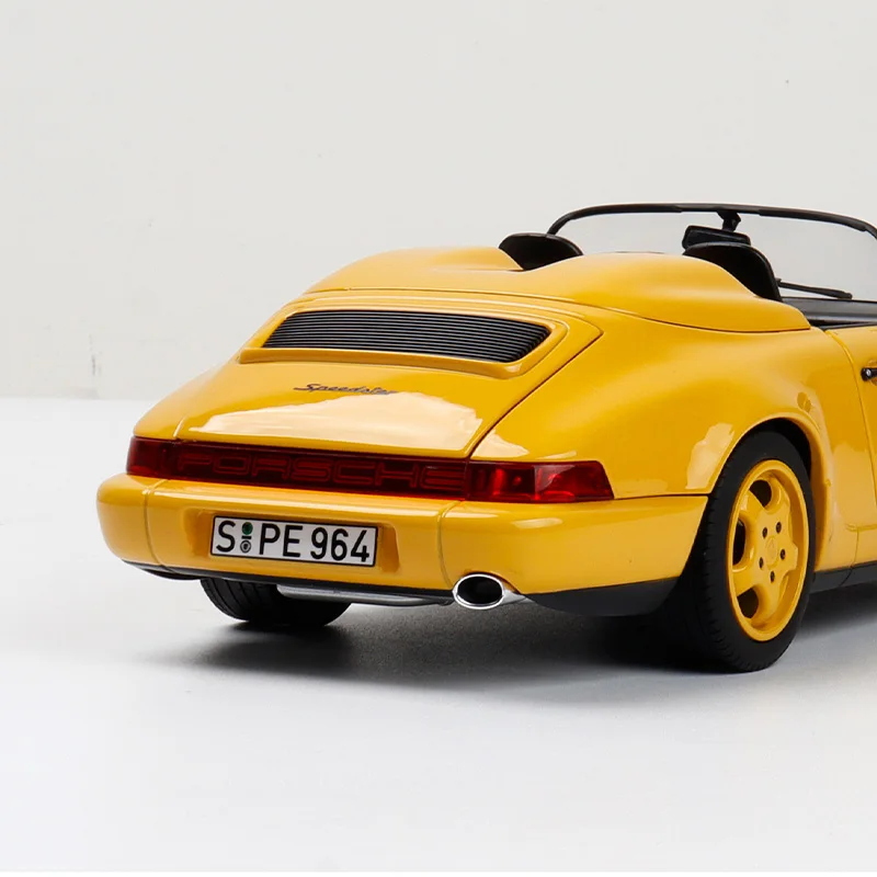 NOREV 1:18 مقياس 1993 911 964 Speedster محاكاة سبيكة سيارة نموذج عرض ثابت تحصيل لعبة هدية تذكارية الديكور