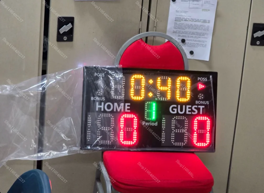 Rechargeable Large‑Screen LED Digital Scoreboard, Portable Electronic Score Counter for Basketball and Ball Games, Official