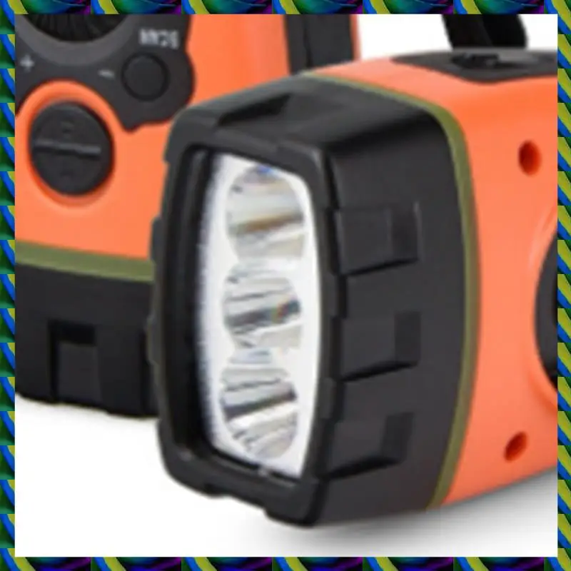 يوميا 3 في 1 مصباح يدوي للطوارئ LED مصباح يدوي للهاتف المحمول كرنك اليد راديو الطوارئ