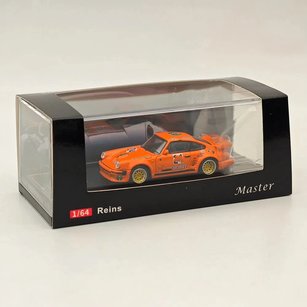 Master 1:64 Scale 930 911 Turbo Black Bird Diecast Toys Car Models Collection Gifts Limited Edition