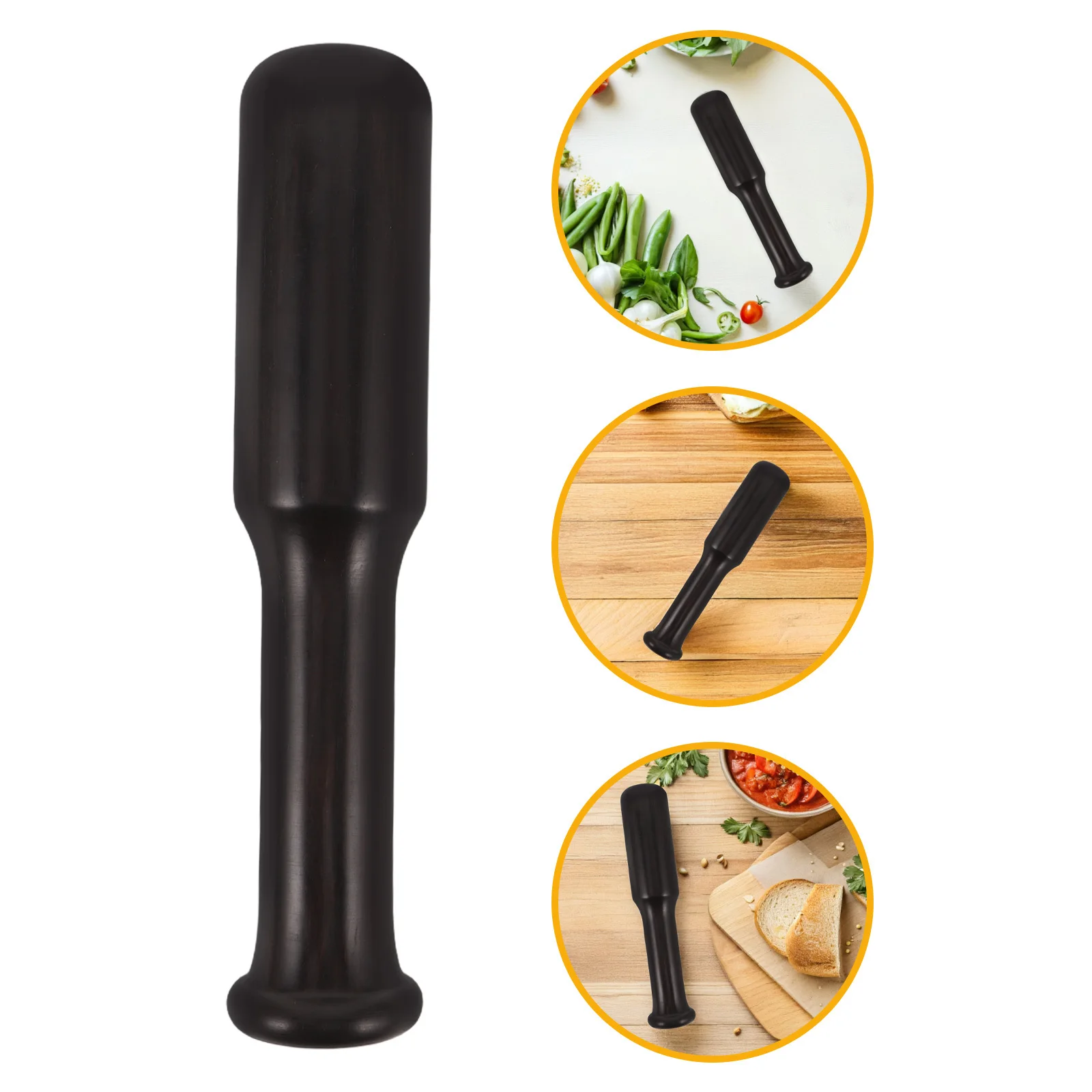 

Wooden Sauerkraut Pounder Fermentation Tamper Vegetable Grinding Rod Food Masher Pestle Tool for Kimchi Pickle Jar