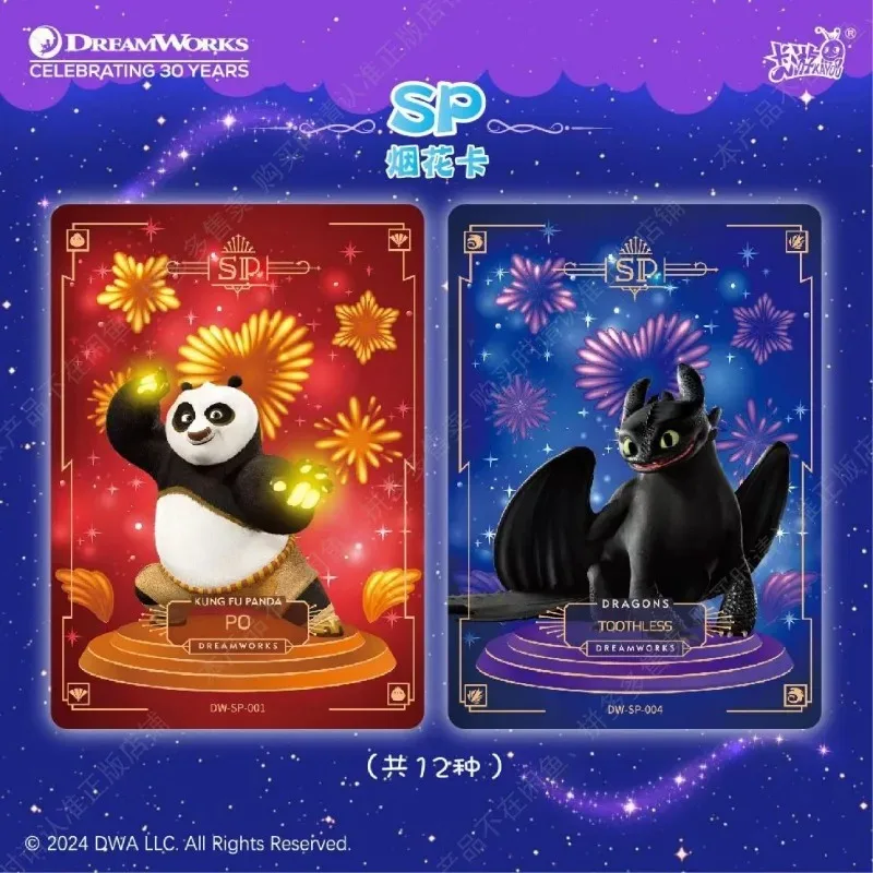 KAYOU DreamWorks Studios Animation Collection Card Kung Fu Panda How To Train Your Dragon The Penguins of Madagascar Cards Toys