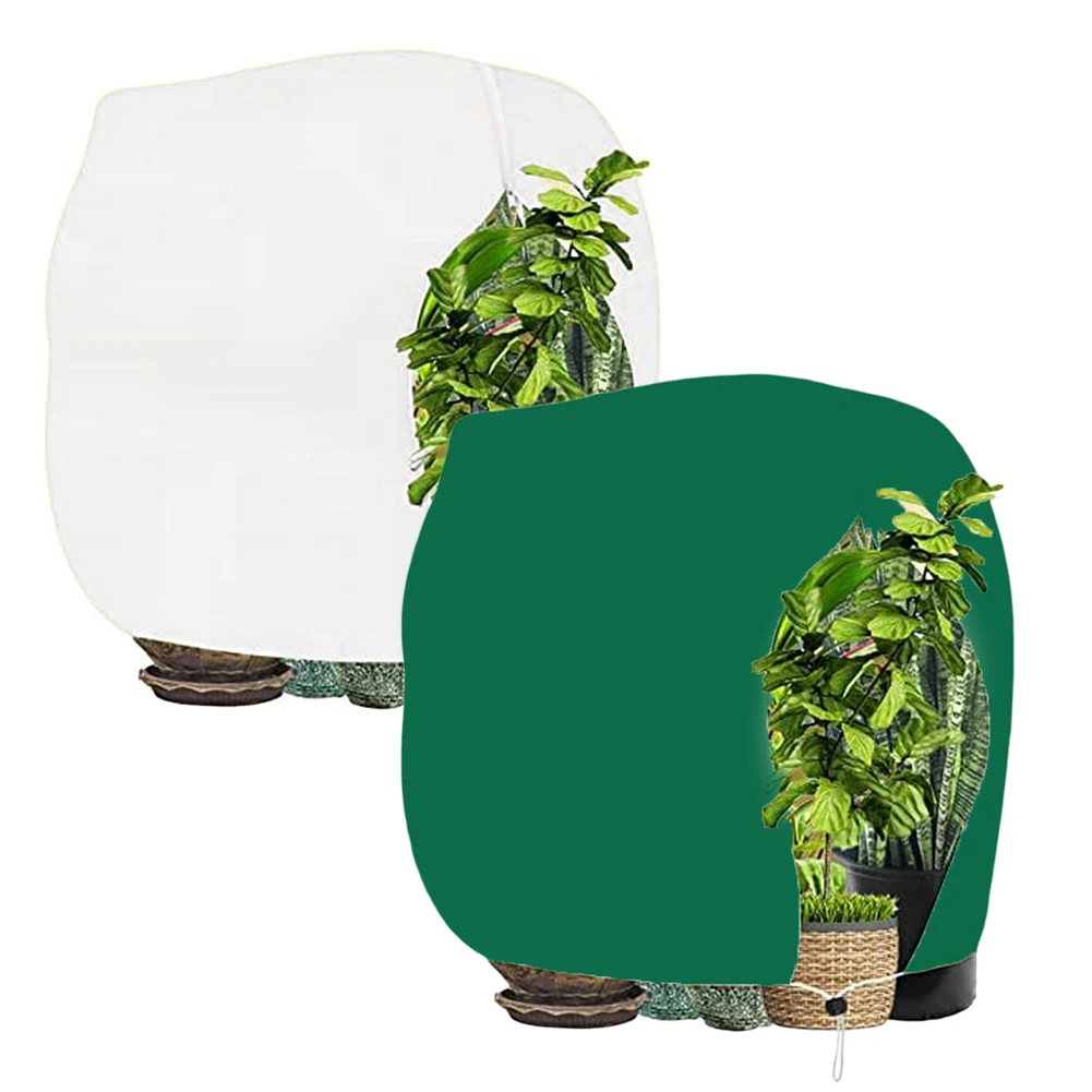1pcs Frost Protection Bag For Plants - Reusable, Breathable & Adjustable! Winter Weather Resilience Plant Cold Proof Cover