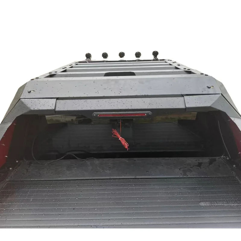 Factory Hot Selling Universal Manganese Steel Roll Bar Rack Pickup Truck Roof Platform With Lights Jmc Yuhu Da