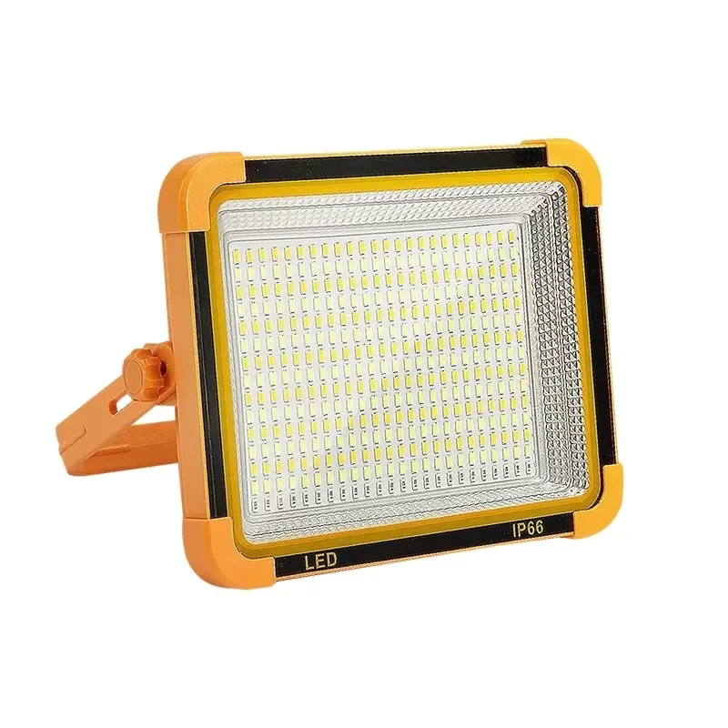 Solar Powered IP65 Waterproof LED Spotlight Super Bright Rechargeable Light 50000 Hours Life Outdoor Camping Emergency Use