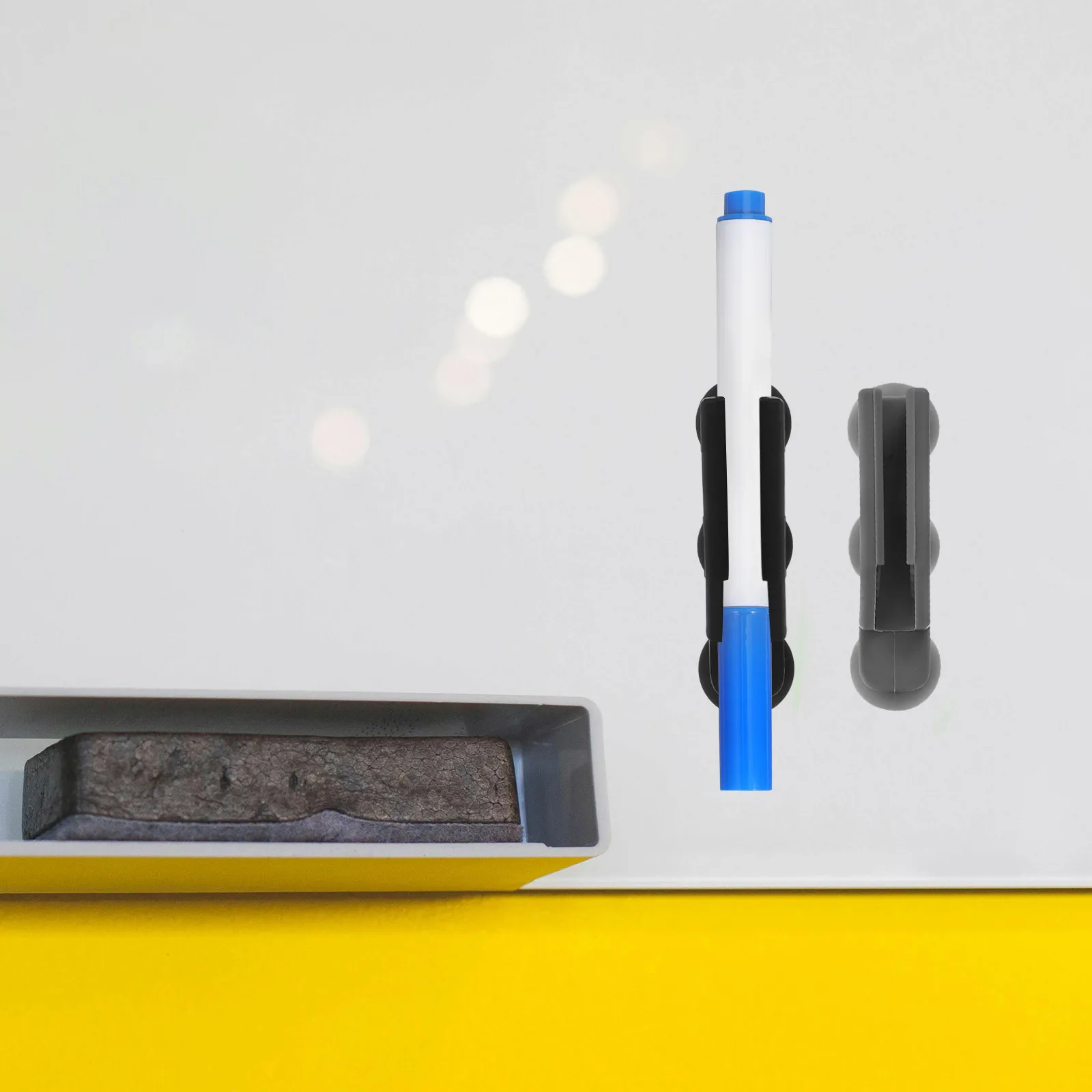 

3pcs Silicone Holder Suction Cup Student Desk Pen Clip Storage Stationery Silicone Suction Cup Pencil Holder Marker