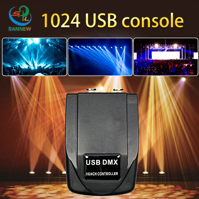 Imagem -03 - Martin Light Jockey Console Controlador Dmx Software Dmx Duplo Palco Luz Usb1024