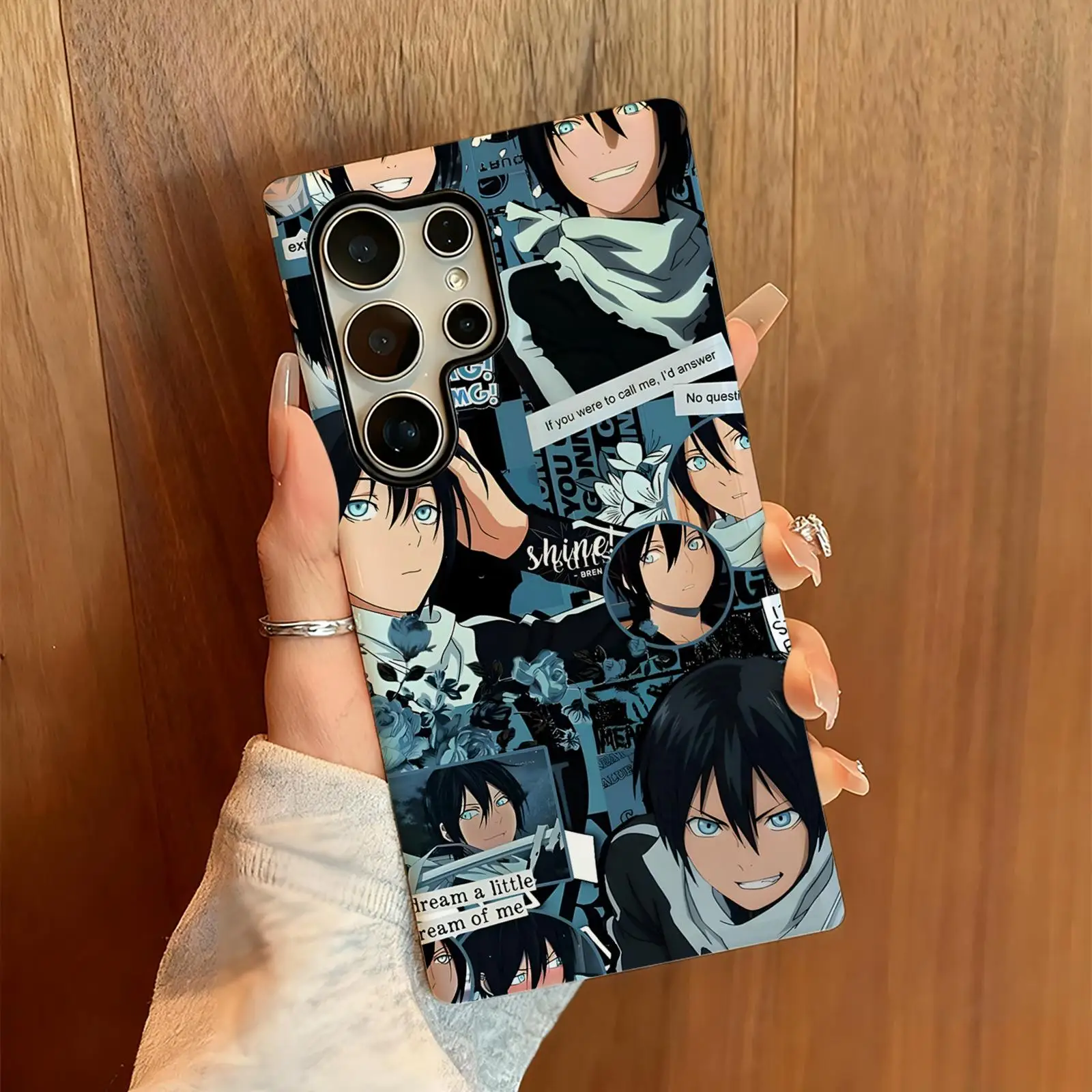 Anime Noragami  Phone Case For Samsung Galaxy S26 25 S24 S23 S22 S21 Ultra Glossy Film Phone Case view 4