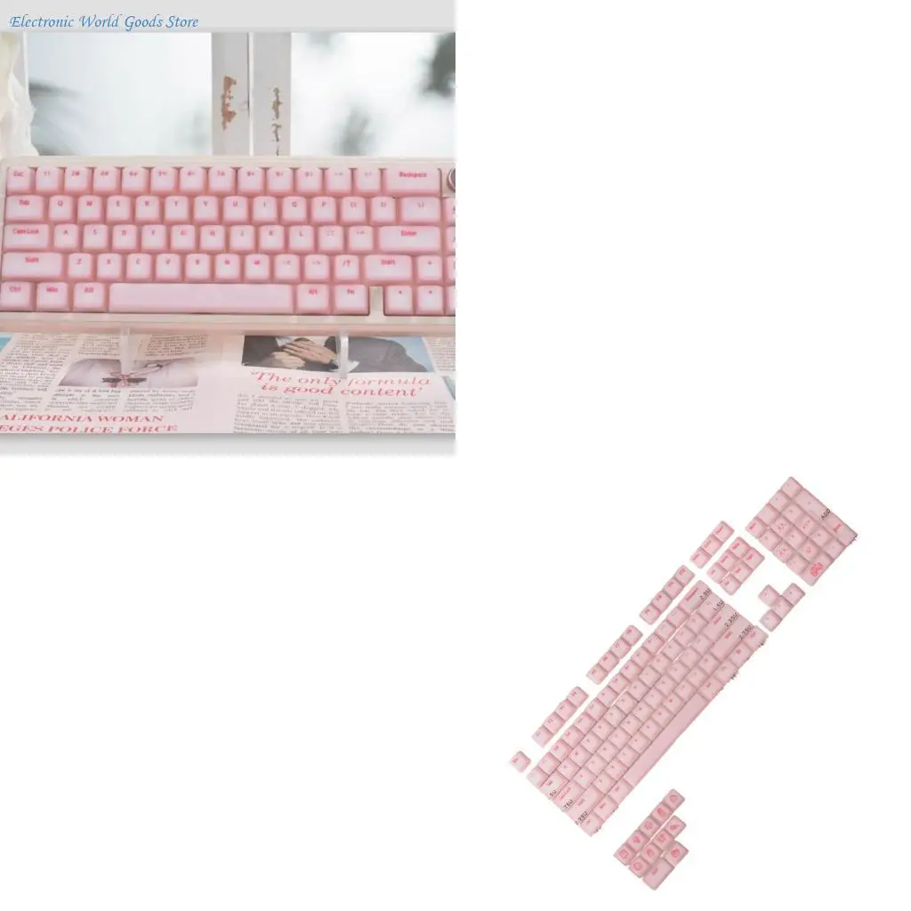 

A3PD ABS Silicone Keycaps Original Profile Jelly Puddings Keycaps for Mechanical Keyboards