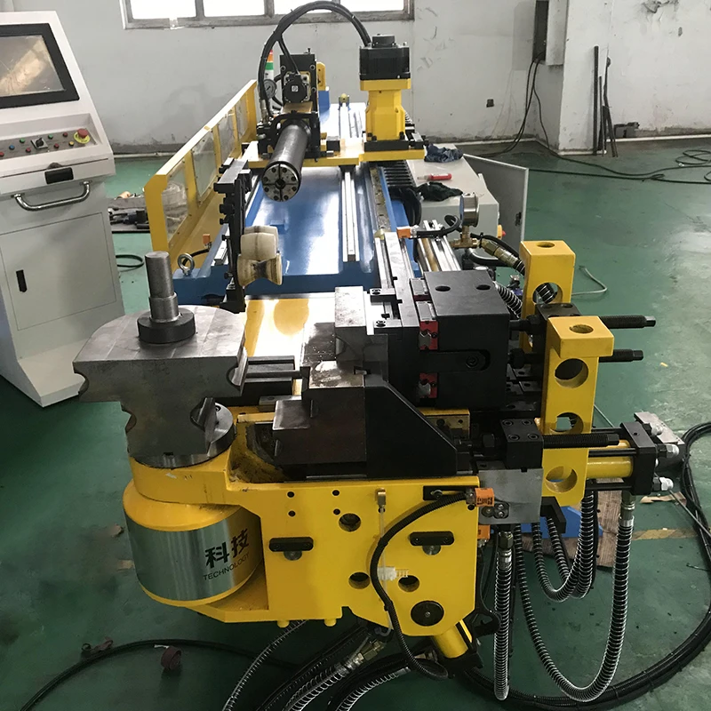 CNC fully hydraulic mandrel bender machine round square steel metal SS pipe tube bending machine