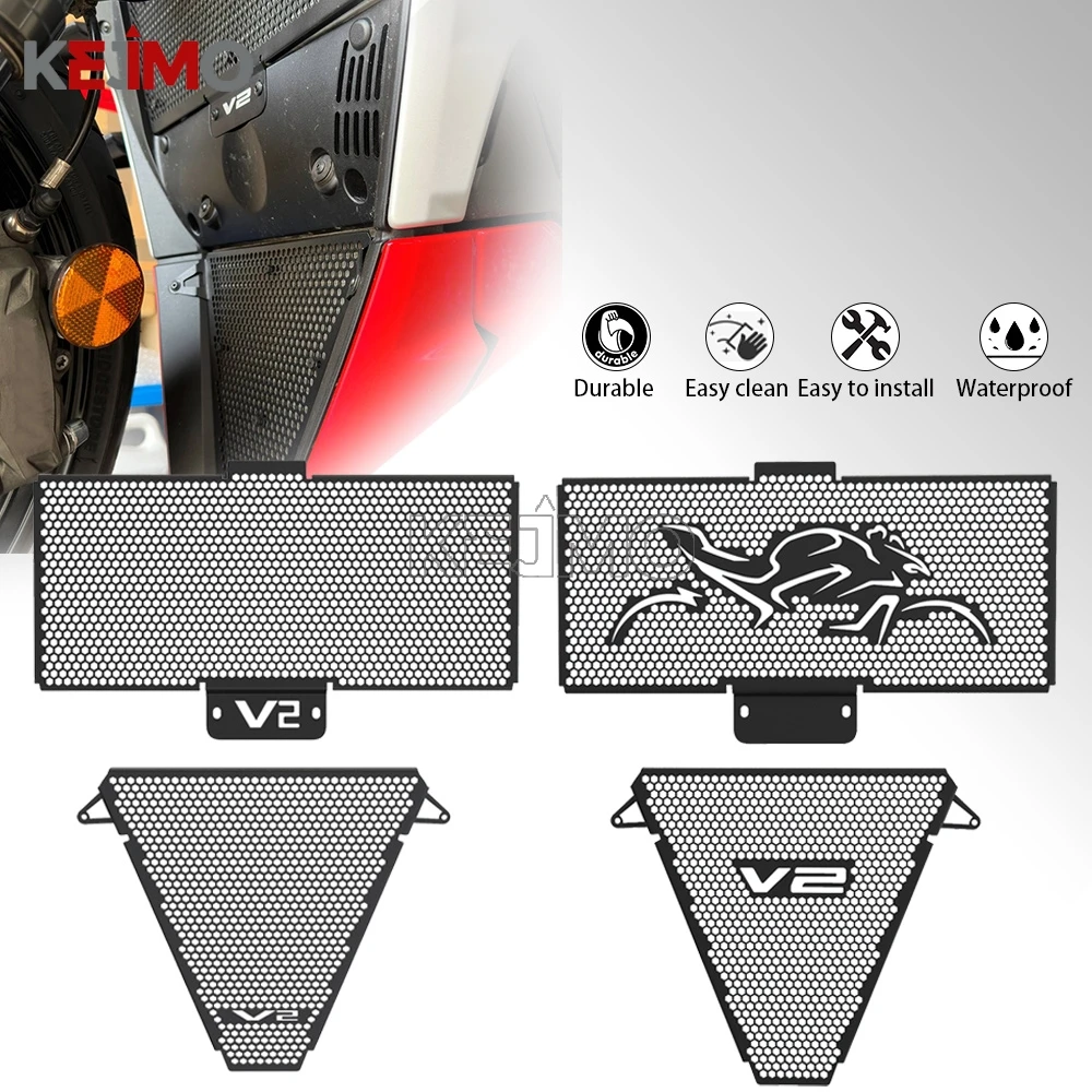 

For DUCATI Streetfighter V2 2022 2023 2024 Motorcycle Upper Lower Radiator Guards Grille Cover Oil Cooled Protector Accessories